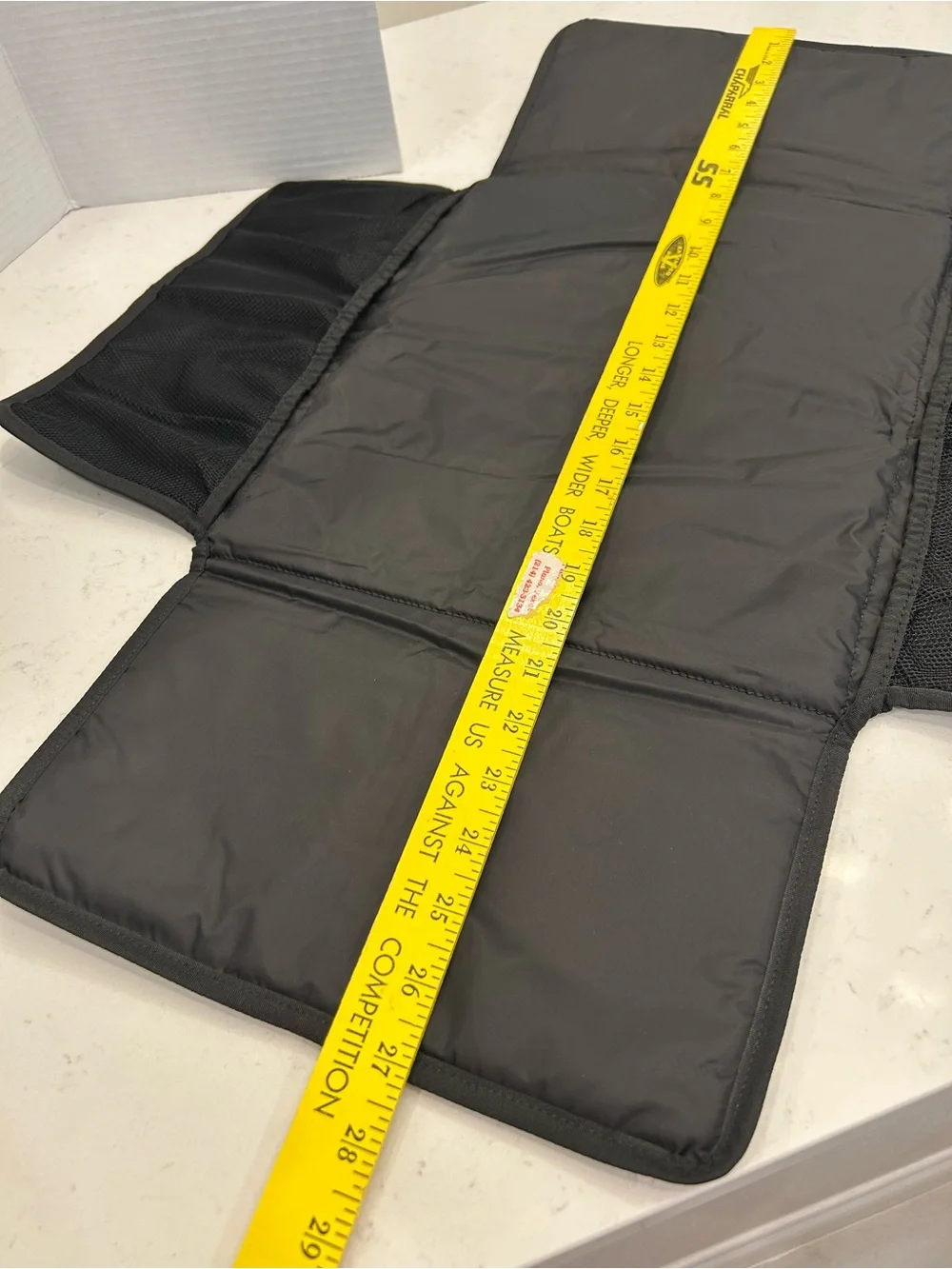 kate spade Black Foldable Travel Changing pad